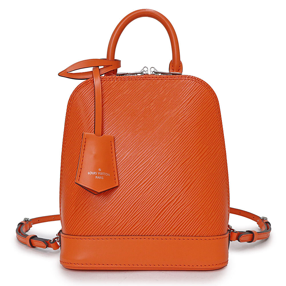 （未使用　展示品）ルイ ヴィトン LOUIS VUITTON アルマ バックパック リュック 2WAY ハンドバッグ エピレザー オレンジ M25104 箱付