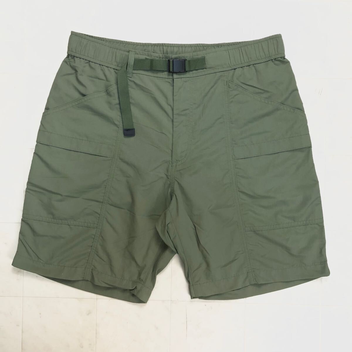 【送料360円】UNIQLO ユニクロ ナイロンギアショートパンツ メンズ Lサイズ ハーフパンツ 短パン KW-335