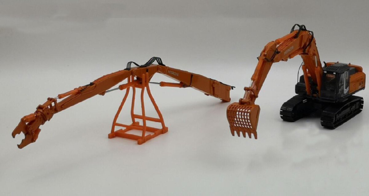 △超精密！HITACHI 1/50 日立建機 ZX350LC ZAXIS350 LC 解体機