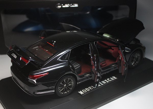 ▲超希少！金屬制！全開閉！LEXUS特注 1/18 レクサス LS500h LS LS500 LS350 黑