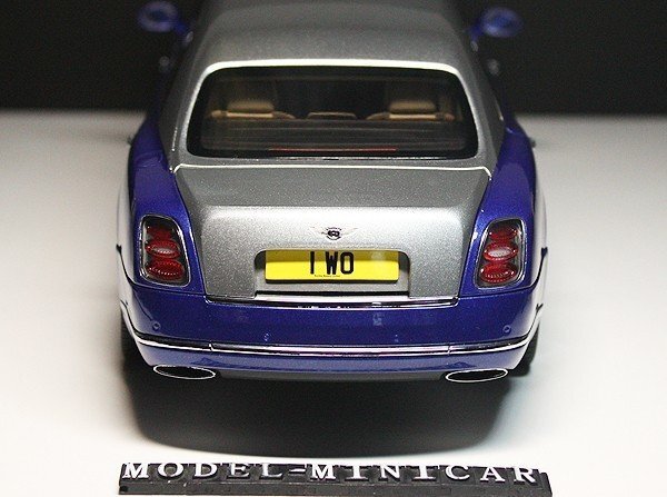 ▲限定品！Almost Real 1/18 BENTLEY ベントレー ミュルザンヌ Mulsanne Grand Limousine by Mulliner 青 限定品 AR