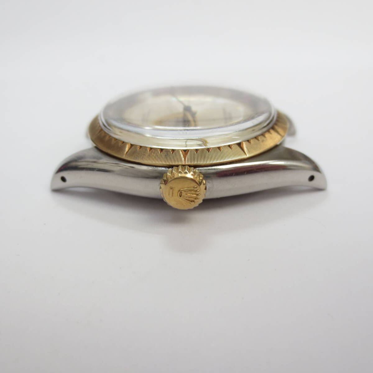 ロレックス　ROLEX　Ref.6582　ゼファー　オイスターパーペチュアル　自動巻　14金無垢ベゼル　K14　1960sアンティーク　本物　レア品