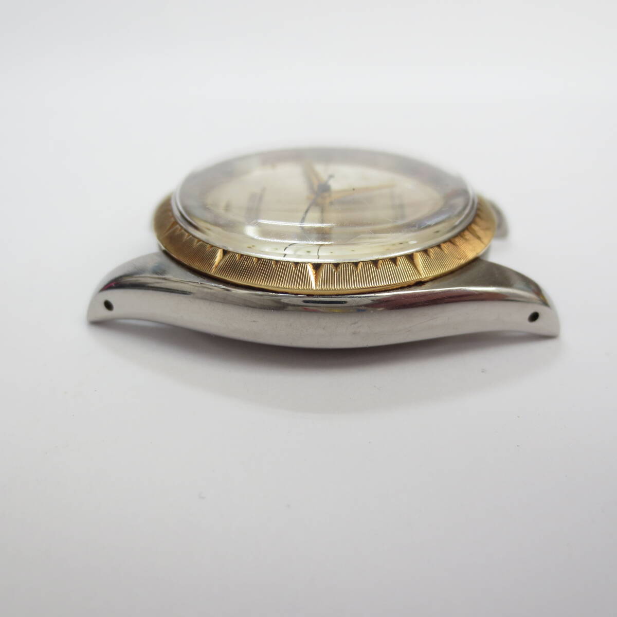 ロレックス　ROLEX　Ref.6582　ゼファー　オイスターパーペチュアル　自動巻　14金無垢ベゼル　K14　1960sアンティーク　本物　レア品