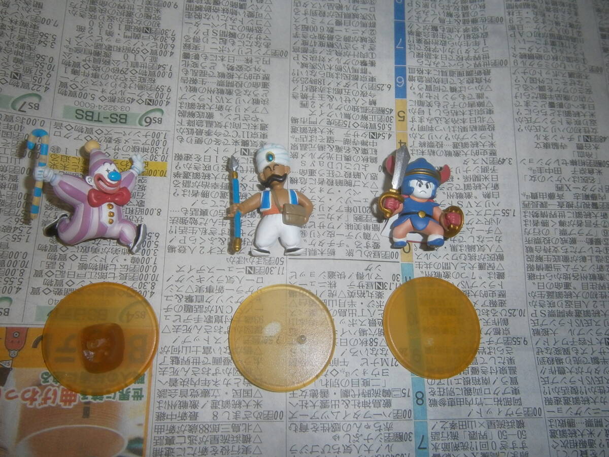 経年劣化と破損あり　ドラゴンクエスト キャラクターフィギュアコレクション ロトの伝説編　勇者　商人 遊び人_画像2