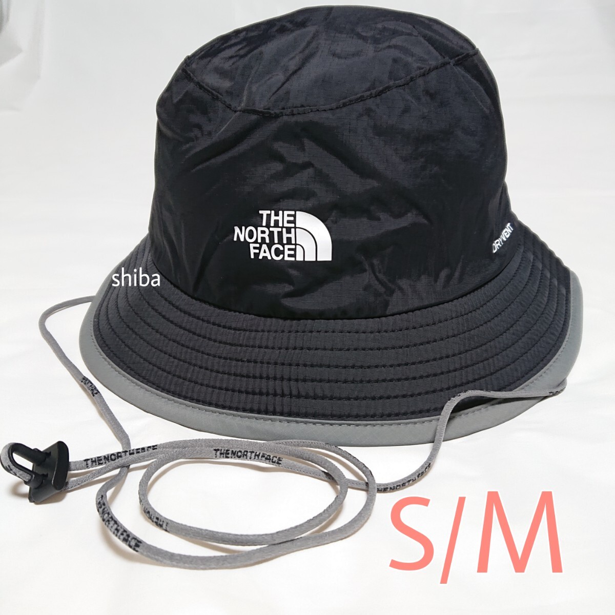 ノースフェイス アントラ レイン バケットハット 帽子 キャップ 黒 SМ_画像1