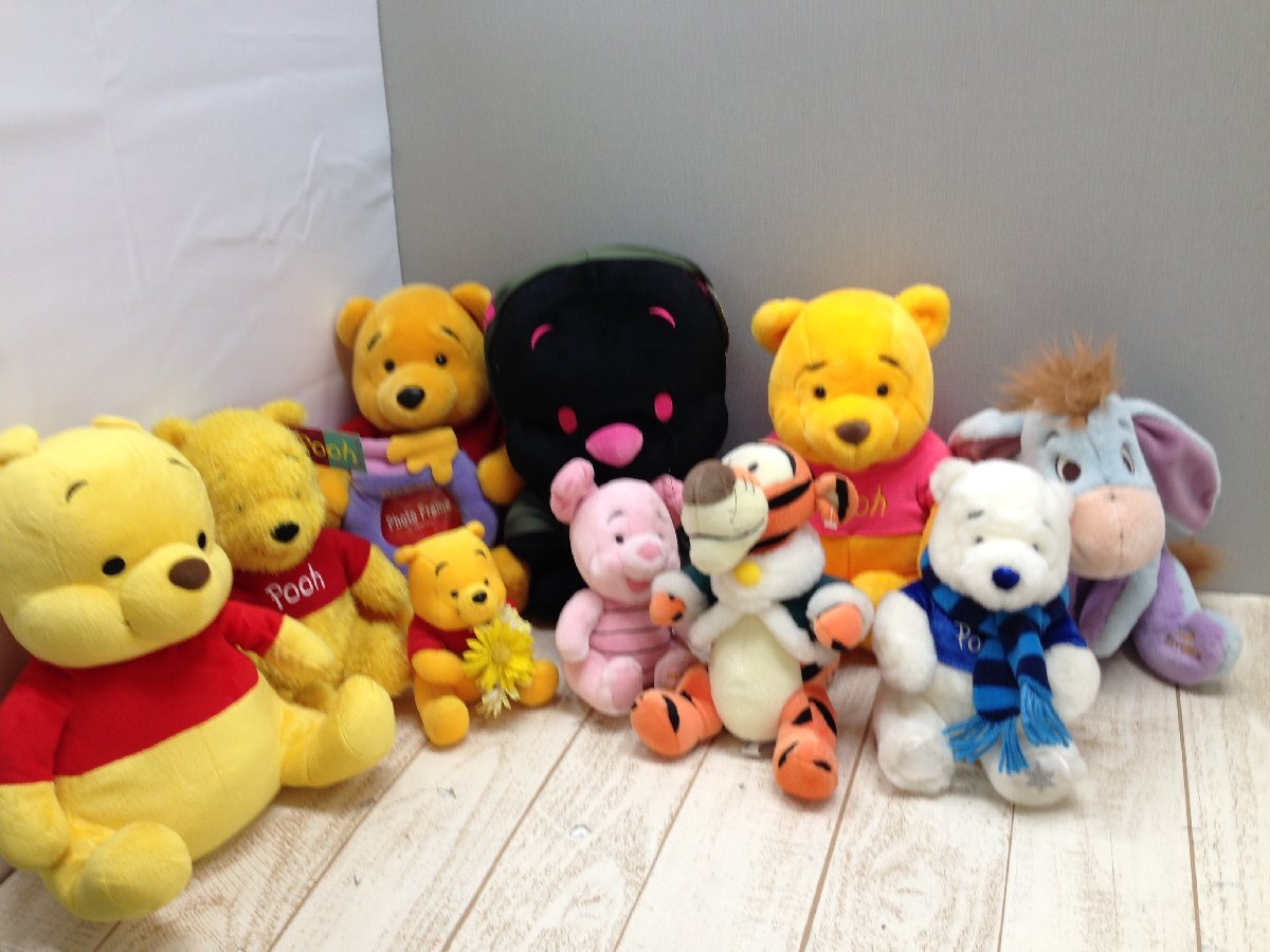 * Disney { много комплект } Винни Пух 10 пункт мягкая игрушка Пятачок Иа-Иа Tiger 7X10 [ большой ]