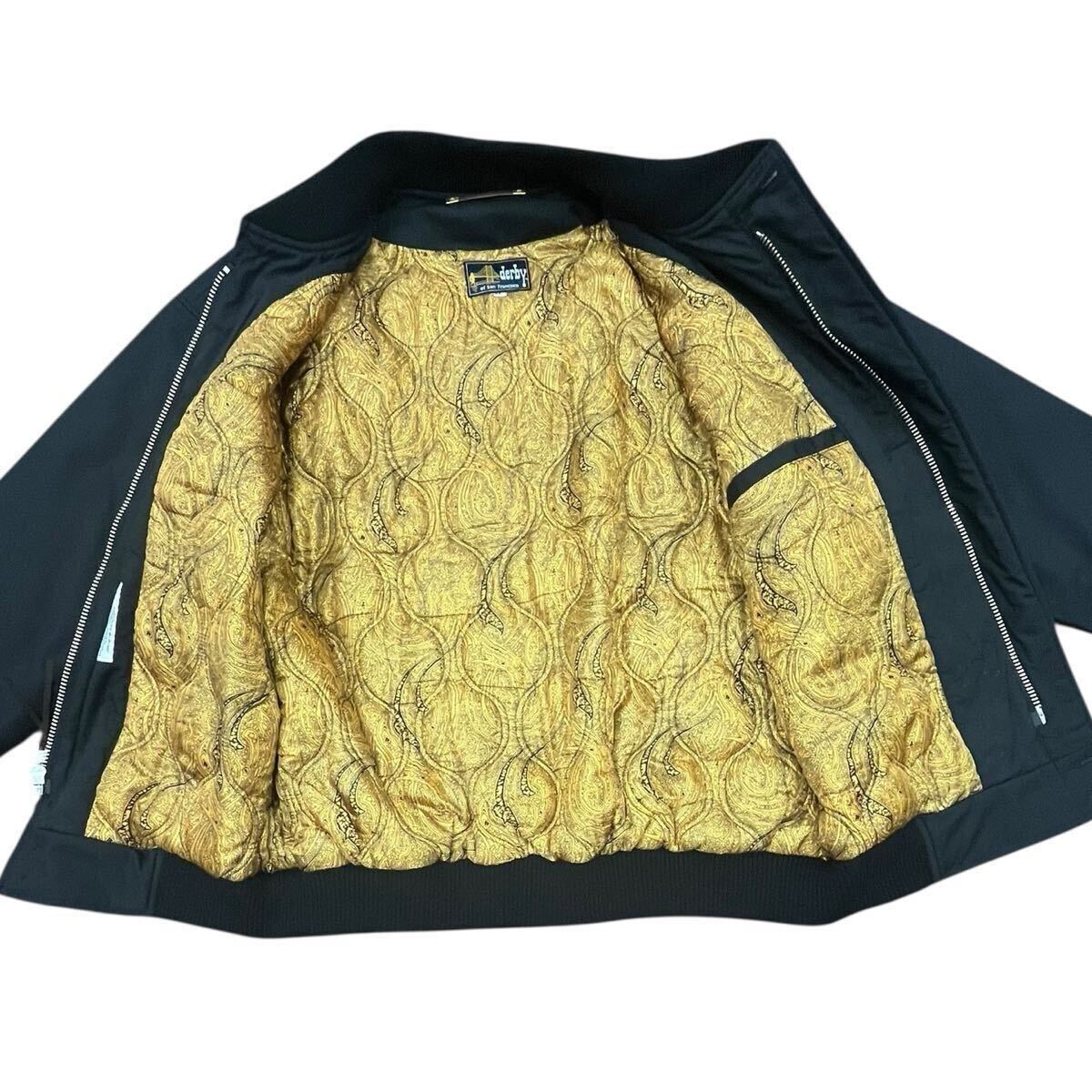 Derby of San Francisco Classic Derby Jacket Dubey ob Сан-Франциско Dubey жакет черный прекрасный товар б/у одежда подлинный товар 