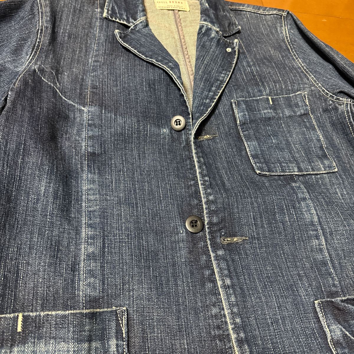 spell bound Denim жакет размер 2 индиго б/у обработка б/у одежда включая доставку 