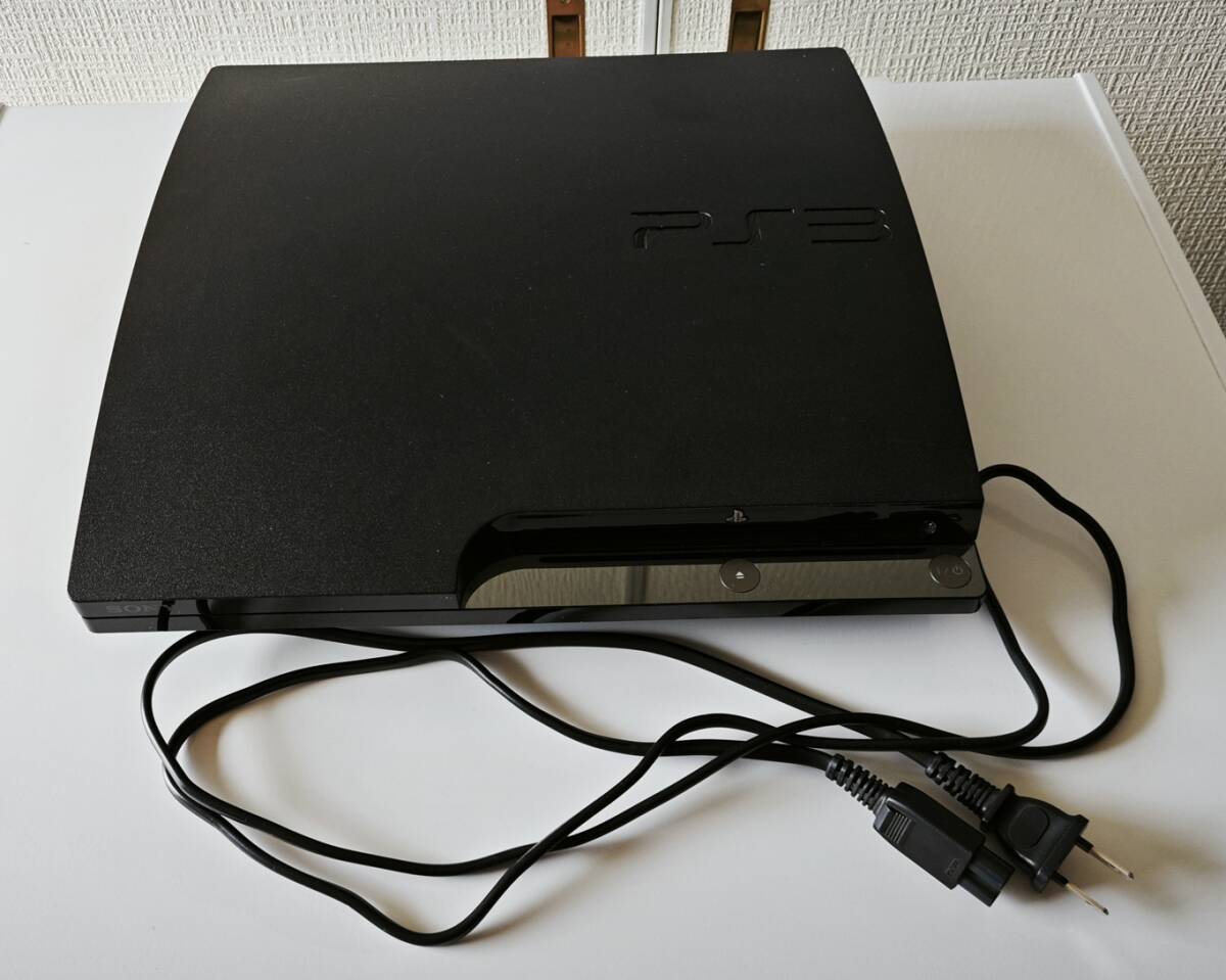SONY PlayStation 3 PS3 CECH-2500A уголь черный корпус, электрический кабель только 