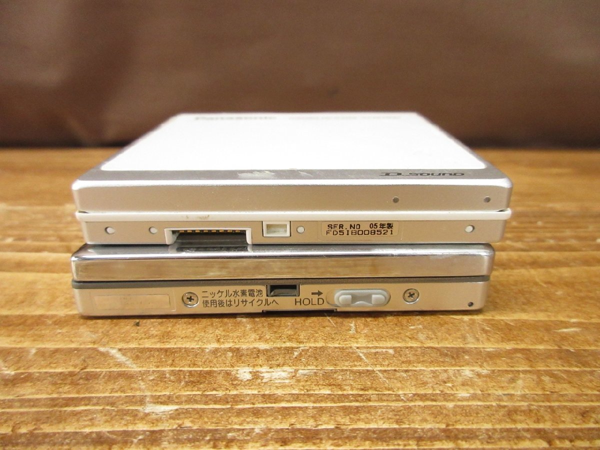 【N5-0252】Panasonic SJ-MJ500/SJ-MJ55 本體のみ ポータブルMDプレーヤー セット まとめ 東京引取可 同梱可【千円市場】