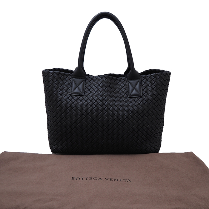BOTTEGAVENETA ボッテガヴェネタ カバPM トートバッグ ハンドバッグ ポーチ付 イントレチャート レザー 141498◆中古ABランク