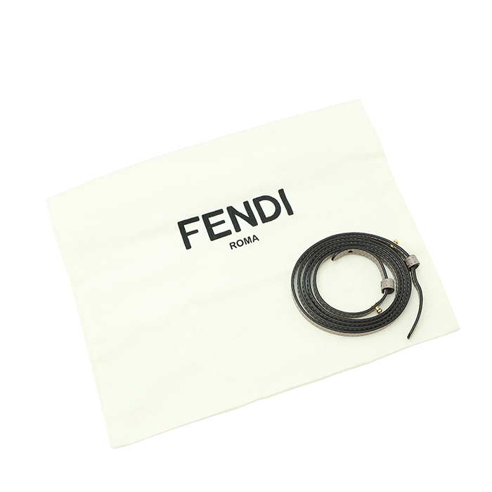 FENDI フェンディ バイザウェイ ミニ 2wayバッグ フェルト ズッカ ベージュ 8BS067 未使用品◆Nランク