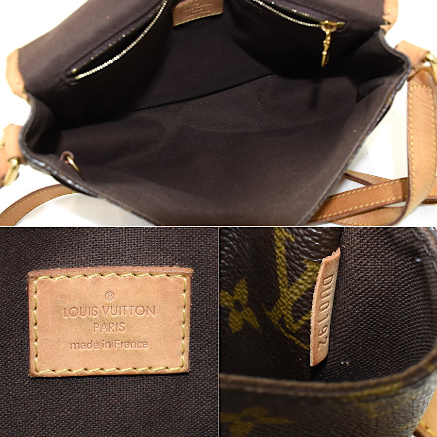 1 иен * обычная цена 16 десять тысяч хорошая вещь LOUIS VUITTON Louis Vuitton сумка на плечо menirumon язык PM M40474 монограмма Brown *E.Cmu.lA-26
