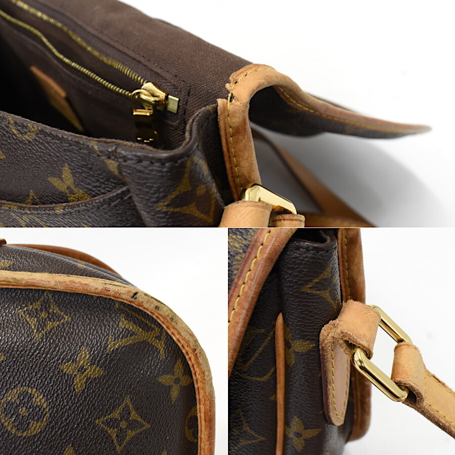 1 иен * обычная цена 16 десять тысяч хорошая вещь LOUIS VUITTON Louis Vuitton сумка на плечо menirumon язык PM M40474 монограмма Brown *E.Cmu.lA-26