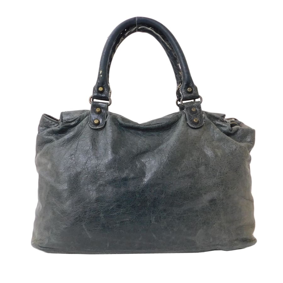 1 иен # Balenciaga ручная сумочка кожа moss green серия женский обычно используя выход BALENCIAGA #E.Cse.tI-09