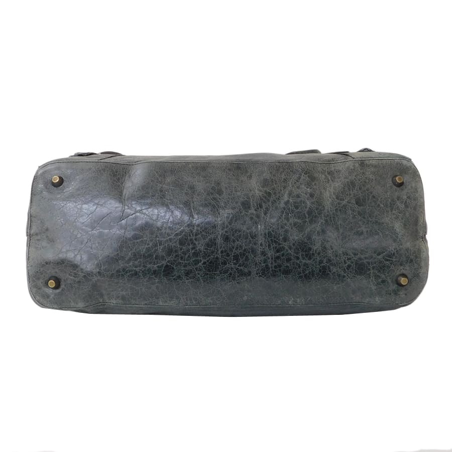 1 иен # Balenciaga ручная сумочка кожа moss green серия женский обычно используя выход BALENCIAGA #E.Cse.tI-09