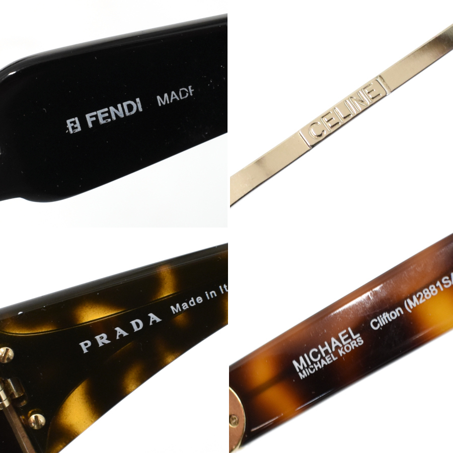 1 иен * Gucci Fendi Prada Celine Coach Michael Kors Kate Spade RayBan солнцезащитные очки продажа комплектом *E.Csp.zE-17