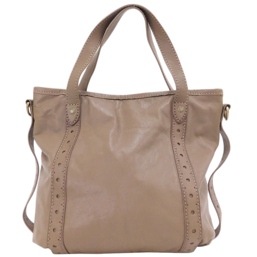 1円■極美品 ダコタ 2wayバッグ グレー系 レザー お灑落 お出掛け Dakota ■E.Bmo.zE-15