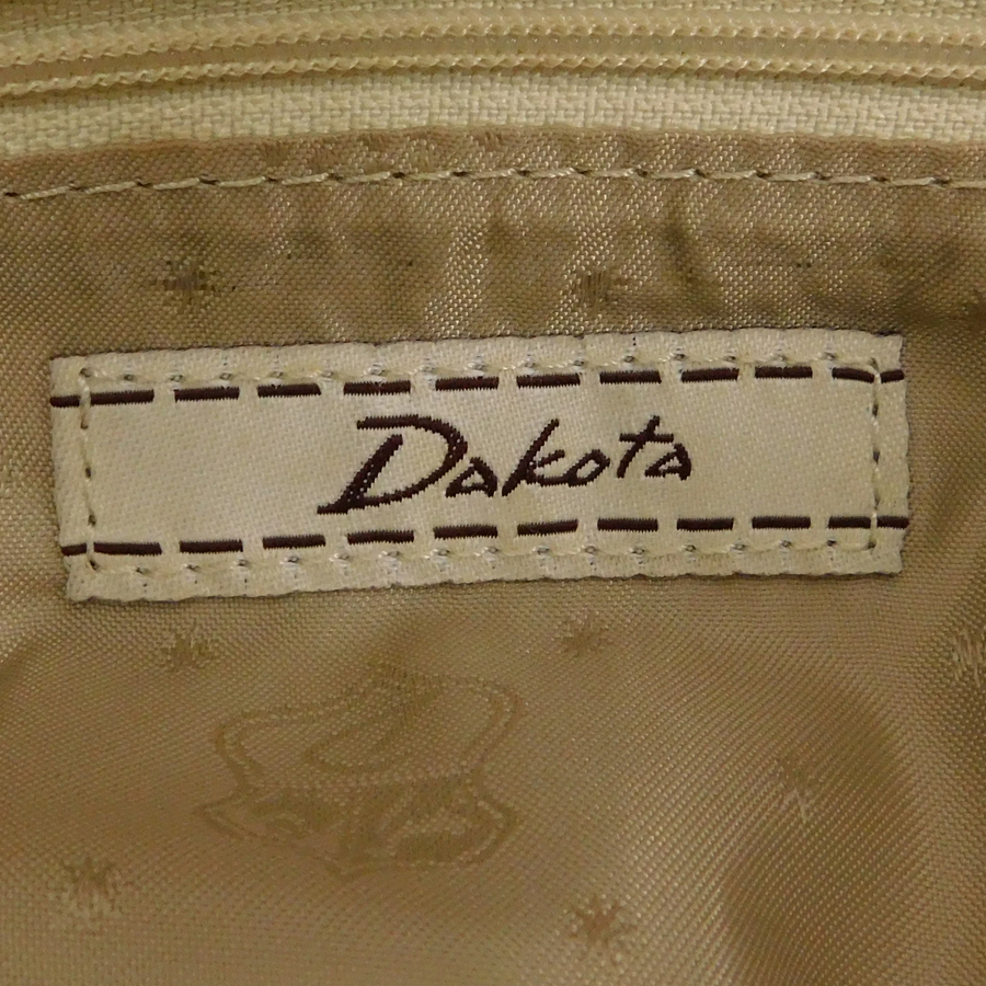 1円■極美品 ダコタ 2wayバッグ グレー系 レザー お灑落 お出掛け Dakota ■E.Bmo.zE-15