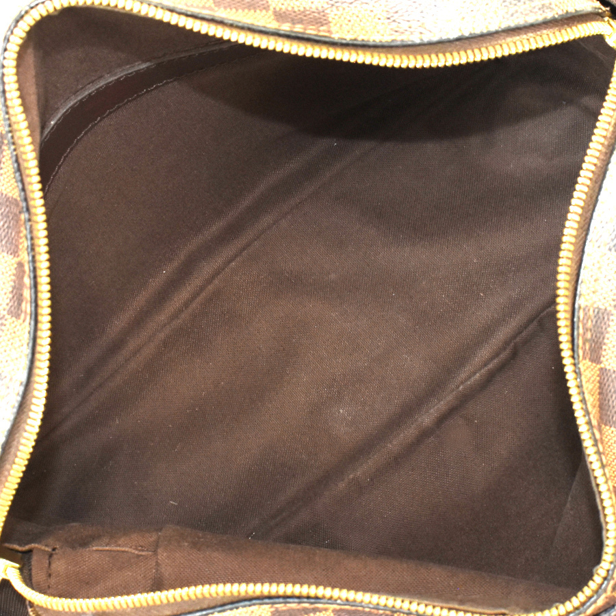 1円◆定価18萬 良品 LOUIS VUITTON ルイヴィトン ショルダーバッグ ナヴィグリオ N45255 ダミエエベヌ ブラウン◆E.Cso.tI-02