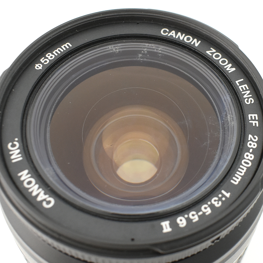 1円◆Canon キヤノン EFレンズ ズームレンズ EF28-80mm f 3.5-5.6 II ブラック◆E.Bii.pD-29