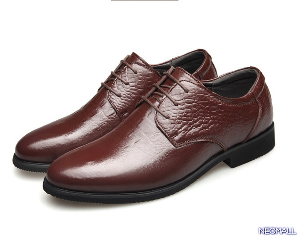 сегодня. Medama * мужской бизнес кожа обувь Brown размер 26.5cm кожа обувь обувь casual . искривление . ходить на работу легкий [432]