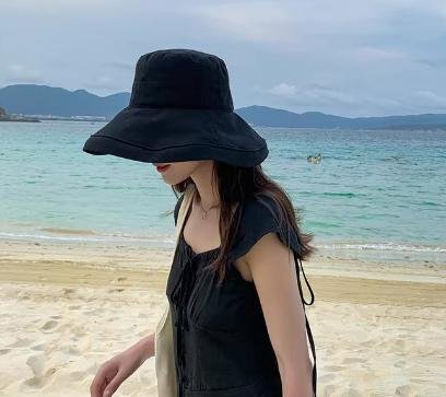 帽子 レディース ベージュ UVカット 折りたたみ 大きいサイズ 風(fēng)で飛ばない 紐付き 日よけ HAT 紫外線(xiàn)カット つば広