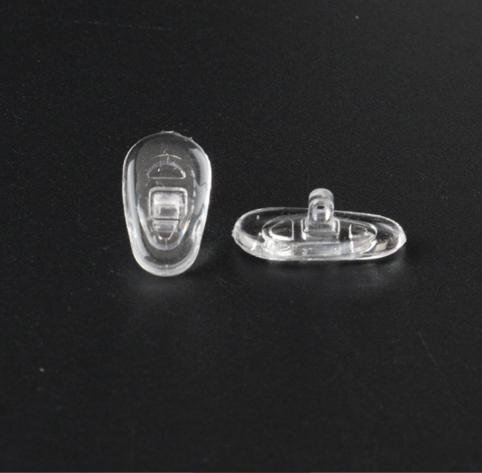 メガネ ネジ式 シリコン 鼻パッド 2ペア 4個(gè) 14mm メガネ めがね 鼻パット 補(bǔ)修 修理 部品 パーツ 鼻あて