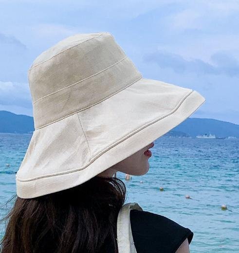 帽子 レディース ベージュ UVカット 折りたたみ 大きいサイズ 風(fēng)で飛ばない 紐付き 日よけ HAT 紫外線(xiàn)カット つば広