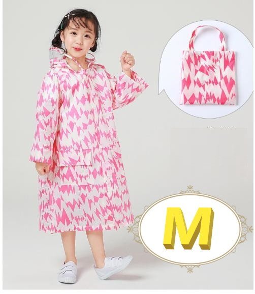 レインウェア 合羽 レインウェア キッズ 子供用 雨具 通學(xué) カラーB Mサイズ 90㎝-120cm n362