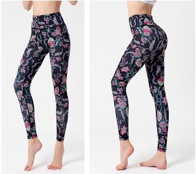 レギンス ロングパンツ サイズL ヨガ レギンスフィットネスパンツ ランニングパンツ 動きやすい ダンス ヨガウェア n303-01