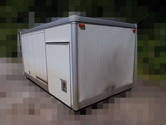 物置?作業(yè)小屋?バイク用ガレージに最適　ドライバン　《 2ｔ車用中古コンテナです　》 青森県 H00000274