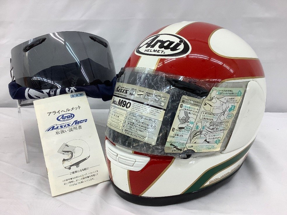 Arai ヘルメット/SNELL M90/Marlboro/Lタイプ/ディスプレイ用 劣化有/ACB ジャンク品