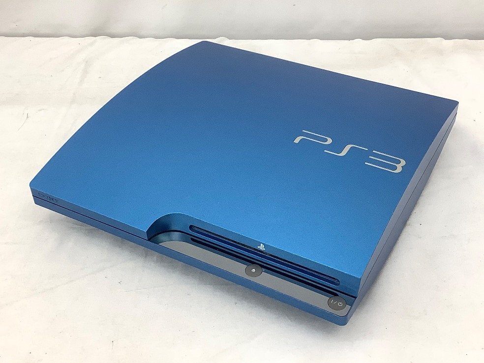 SONY PS3/ Splash голубой / контроллер есть CECH-3000B корпус электризация только проверка settled ACB утиль 