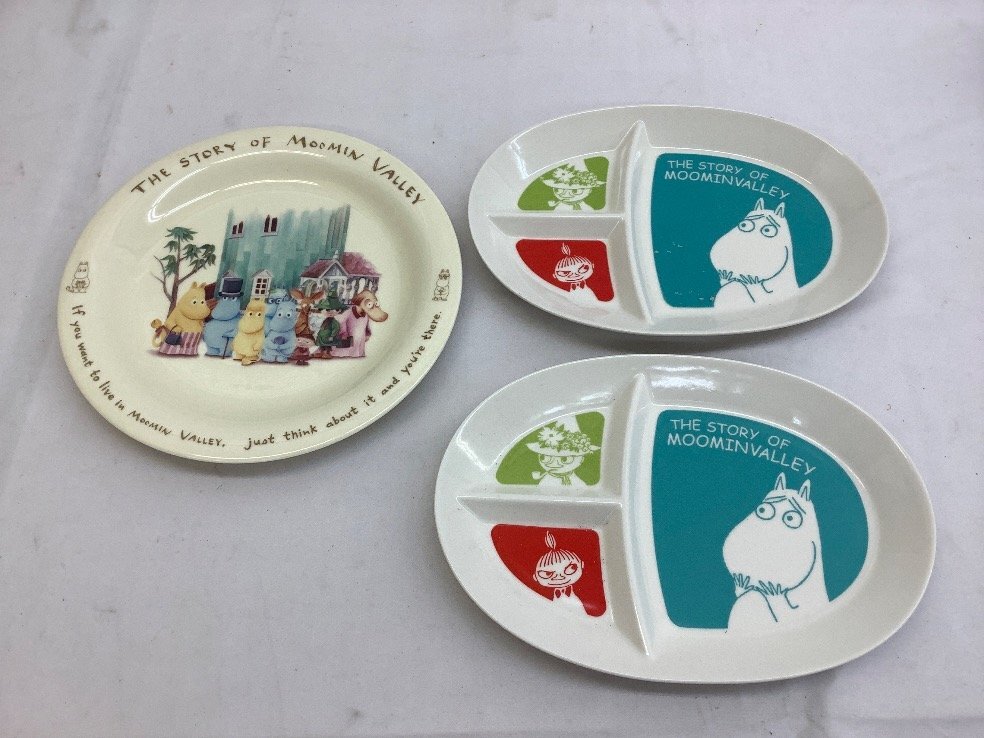 ムーミングッズまとめ/パズル/ぬいぐるみ/食器 など 未使用含む/ACB 中古品
