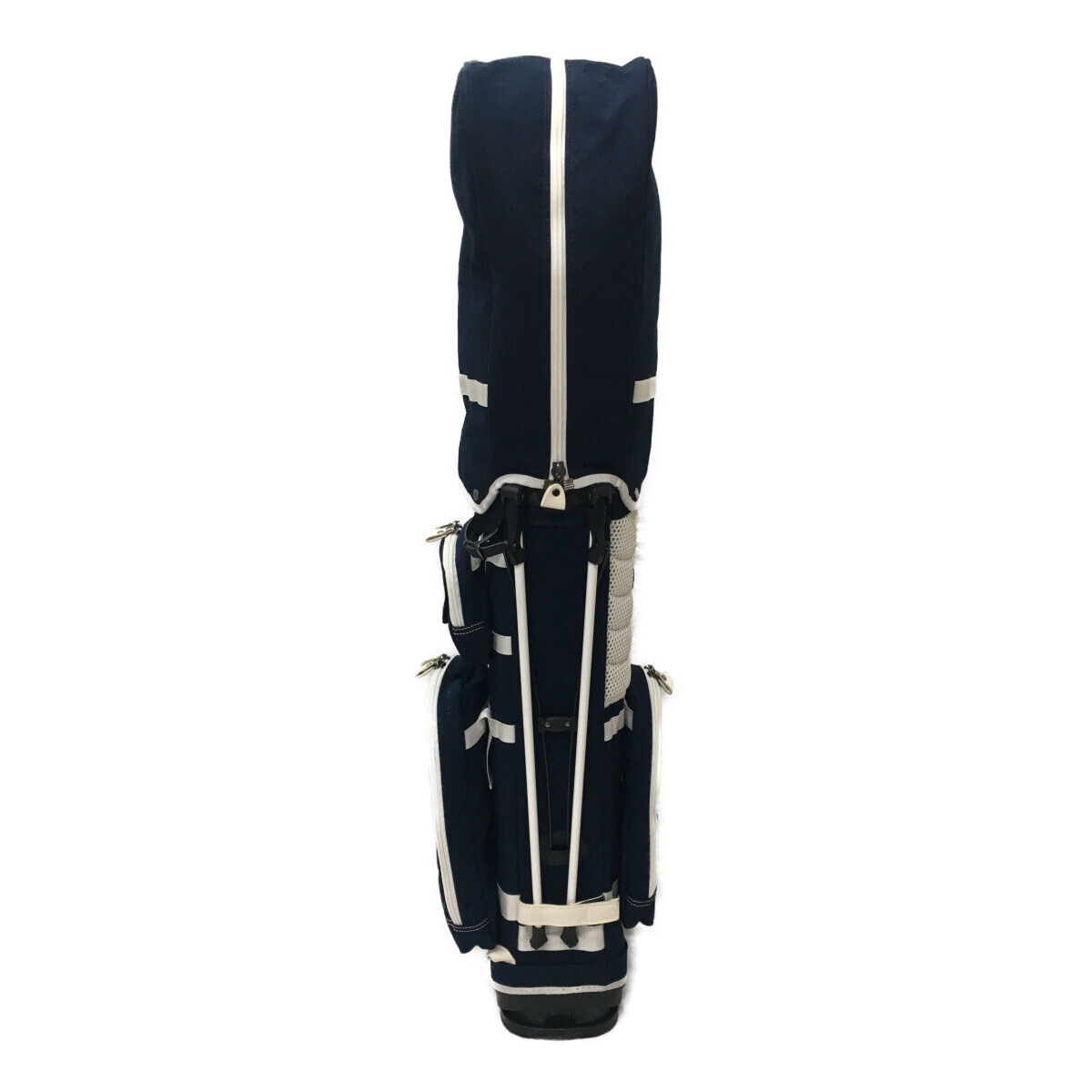 coco 中古【SALE】パーリーゲイツ PEARLY GATES キャディバッグ ネイビー 紺 ペールカラーシリーズ スタンド式 K011055