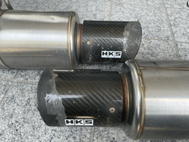 ★☆スバル レヴォーグVMG用社外HKS Hi-Power SPEC-L IIマフラー JASMA JQR40144188 FA20t リアピース 2/2☆★
