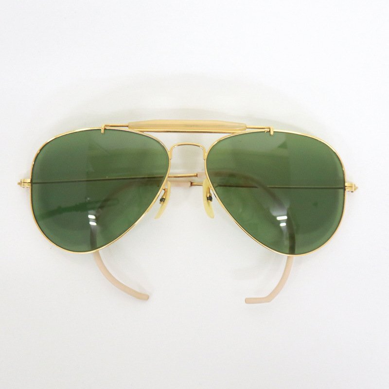Ray-Ban レイバンサングラス ダークグリーン ゴールドフレーム Ray-Ban】レイバン ティアドロップサングラス アウトドアー