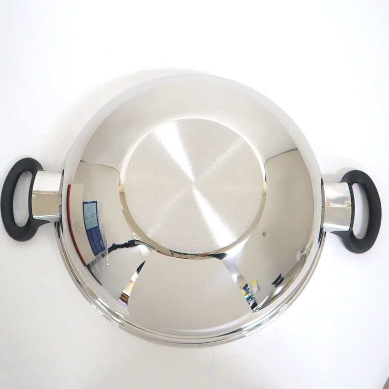 6m7634b2v 美品 Amway Queen/アムウェイ 両手鍋 ステンレス 6m7634b2v 美品 Amway Queen/アムウェイ 両手鍋 ステンレス