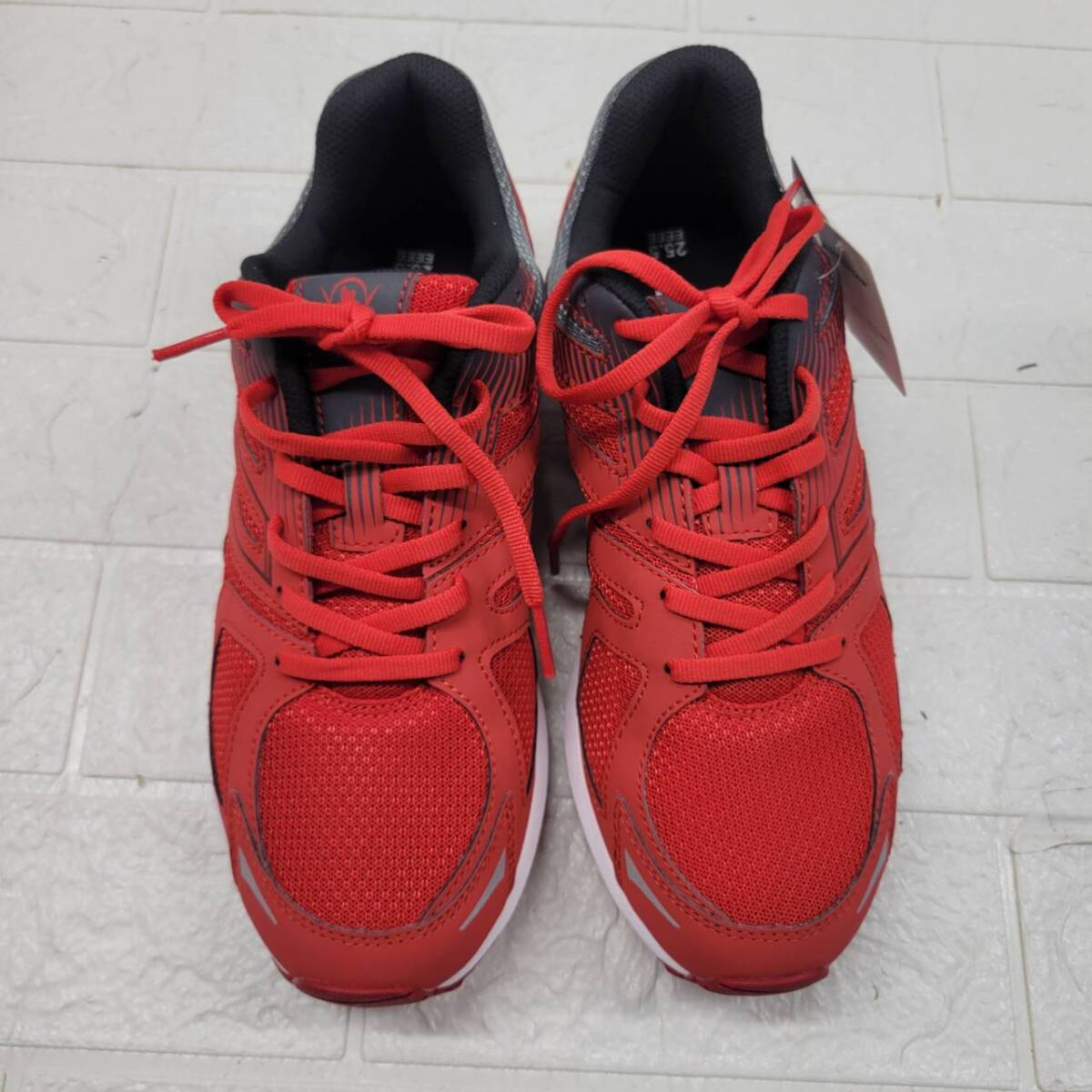 ★【在庫処分価格】ダンロップ DUNLOP DM238 マックスランライトM238 ランニングシューズ 25.5cm レッド メンズ☆T6-315J
