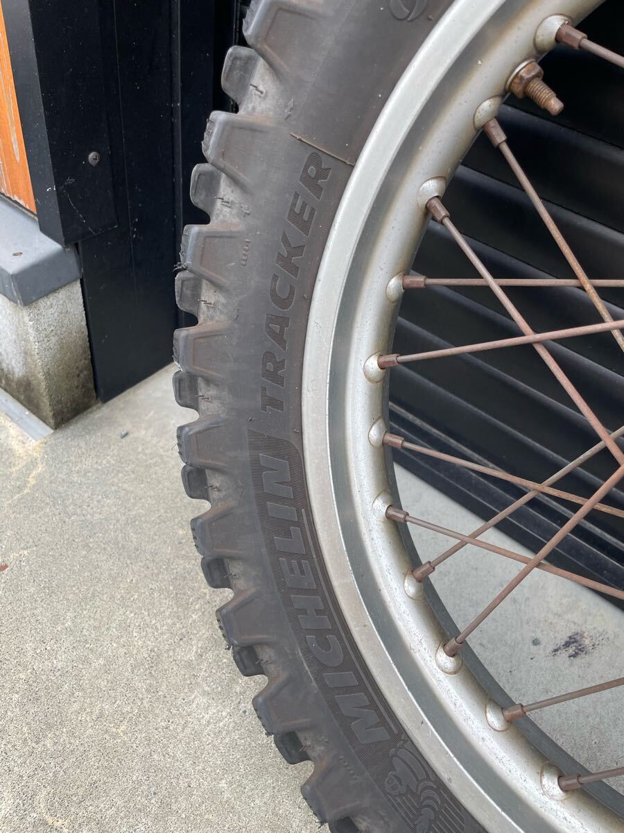 XLR250R MD22 前后ホイールセット
