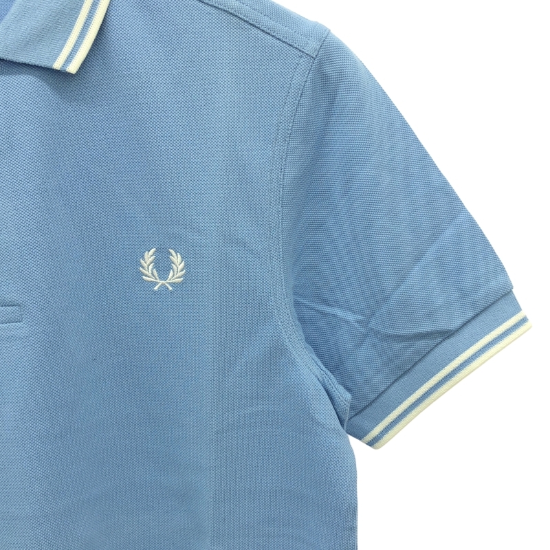 【中古】FRED PERRY ポロシャツ S ブルー フレッドペリー[240010477197]