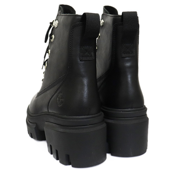 Timberland (ティンバーランド) A41S7 EVERLEIGH LACEUP エヴァーリー 6インチレースアップブーツ レディース Black TB439 US6.5-約23.5cm