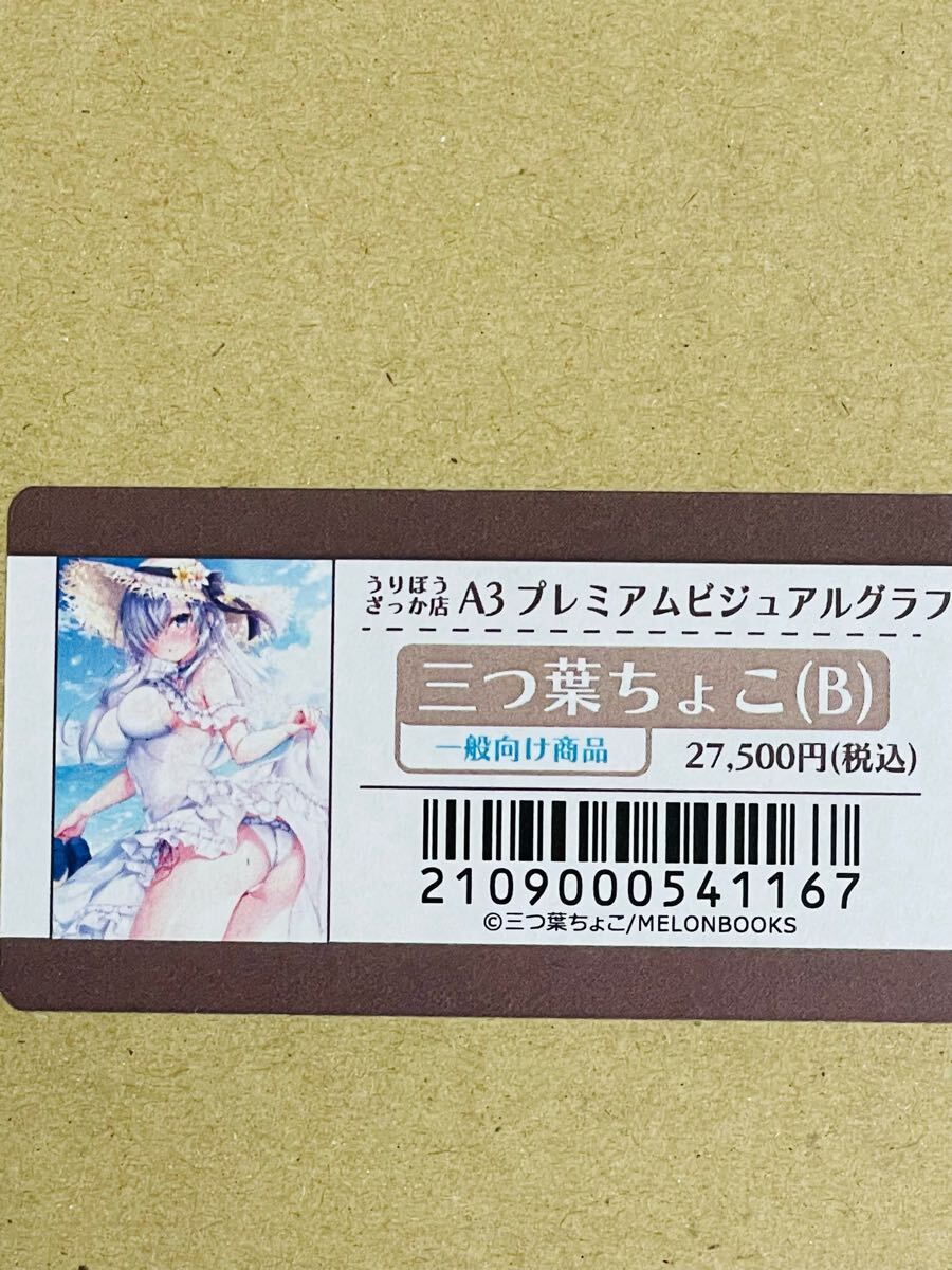三つ葉ちょこ A3 プレミアムビジュアルグラフ Summer Vacation 三つ葉ちょこ A3 プレミアムビジュアルグラフ Summer Vacation