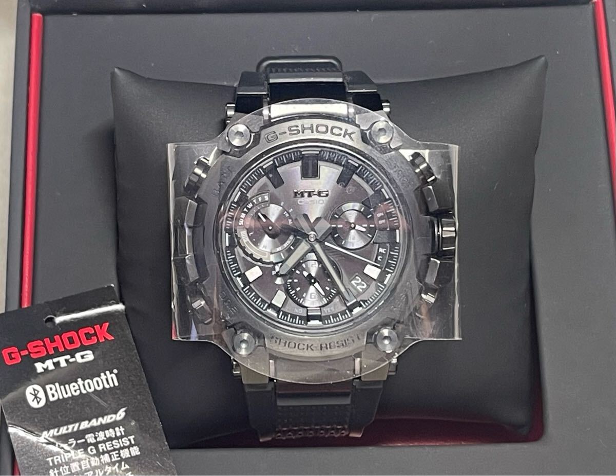CASIO G-SHOCK MT-G Bluetooth 搭載 電波ソーラー MTG-B3000B-1AJF 未使用新品 定価￥143,000