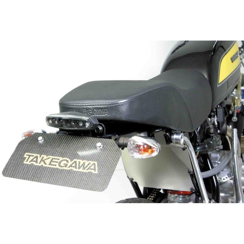 エイプ50/APE50(AC16-1000001-1599999)用 LEDミニテールランプキット(ブラック)｜タケガワ/武川