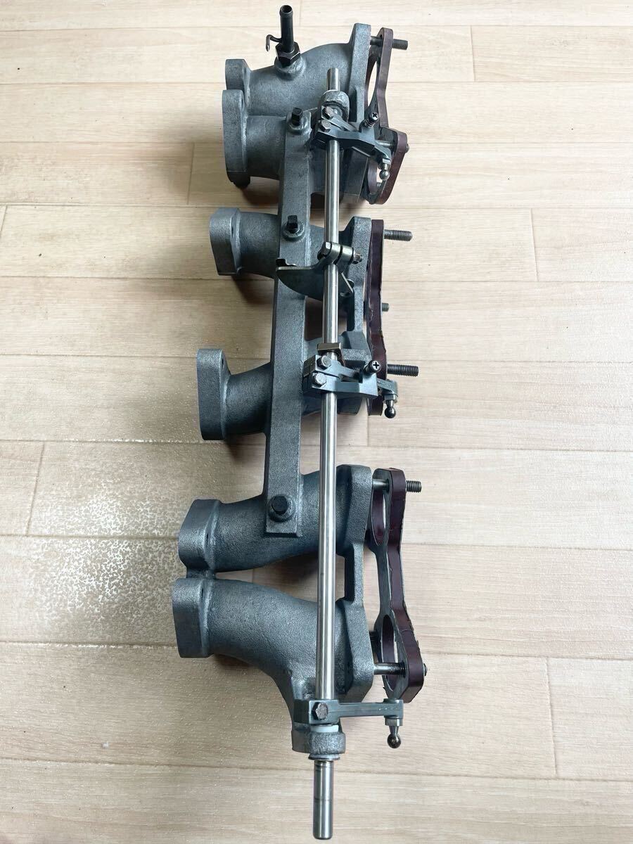 日産 L型 インテークマニホールド 當(dāng)時(shí)物 L6 インマニ ソレックス ウェーバー L28改 ハコスカ ケンメリ ジャパン S30Z サメブル ローレル 