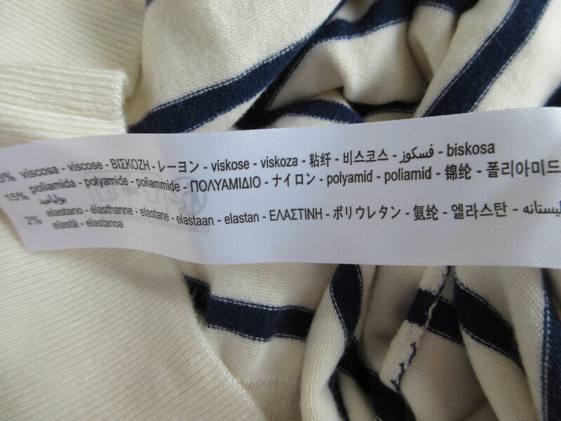 ザラ レディース ボーダーセーター サイズL ZARA ボーダートップス MM1287_画像4