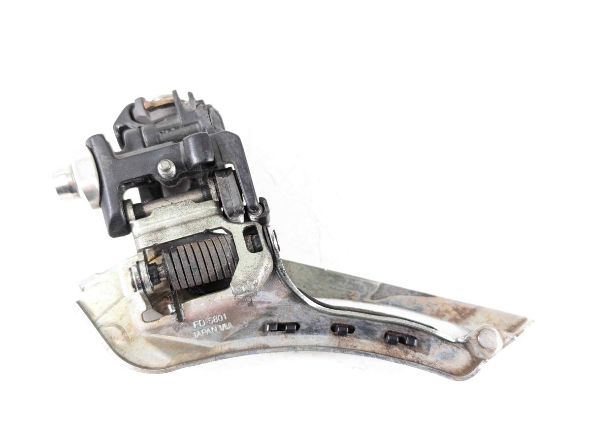 【ジャンク】Shimano シマノ FD 5801 105 樹脂蓋欠品　直付け フロントディレーラー FD250612I