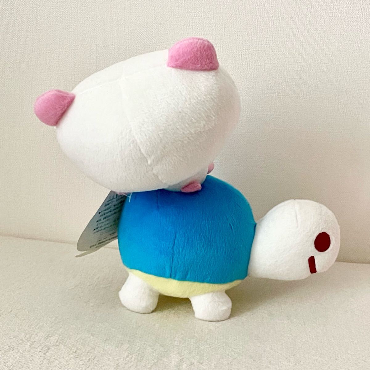 未使用 SAN-X モモパンダ カメくん に乗った ぬいぐるみ BIG